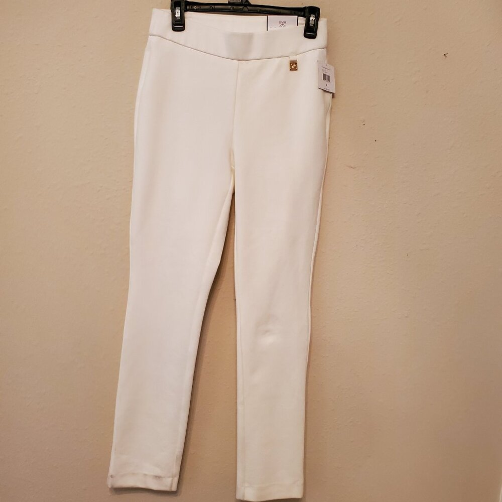 NWT Rafaella Comfort Fit Stretch Waistband Pull on Styling Pants, Size 4.